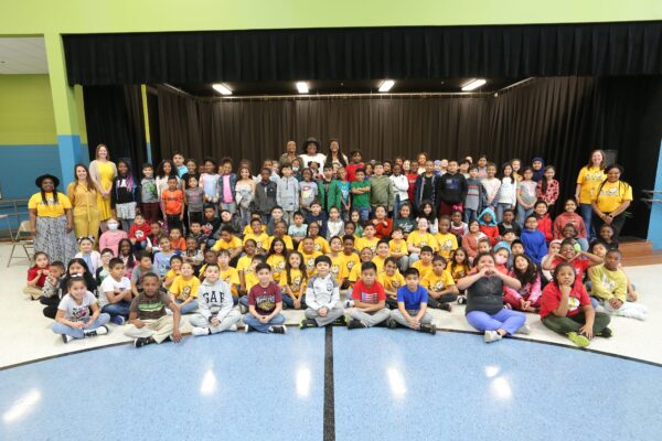 Chapel Hart visits Eagle View Elementary School in Nashville, TN on Thursday, March 30 for a special performance and Q&A session in celebration of Music In Our Schools Month.  Photo Credit: Kayla Schoen/CMA 