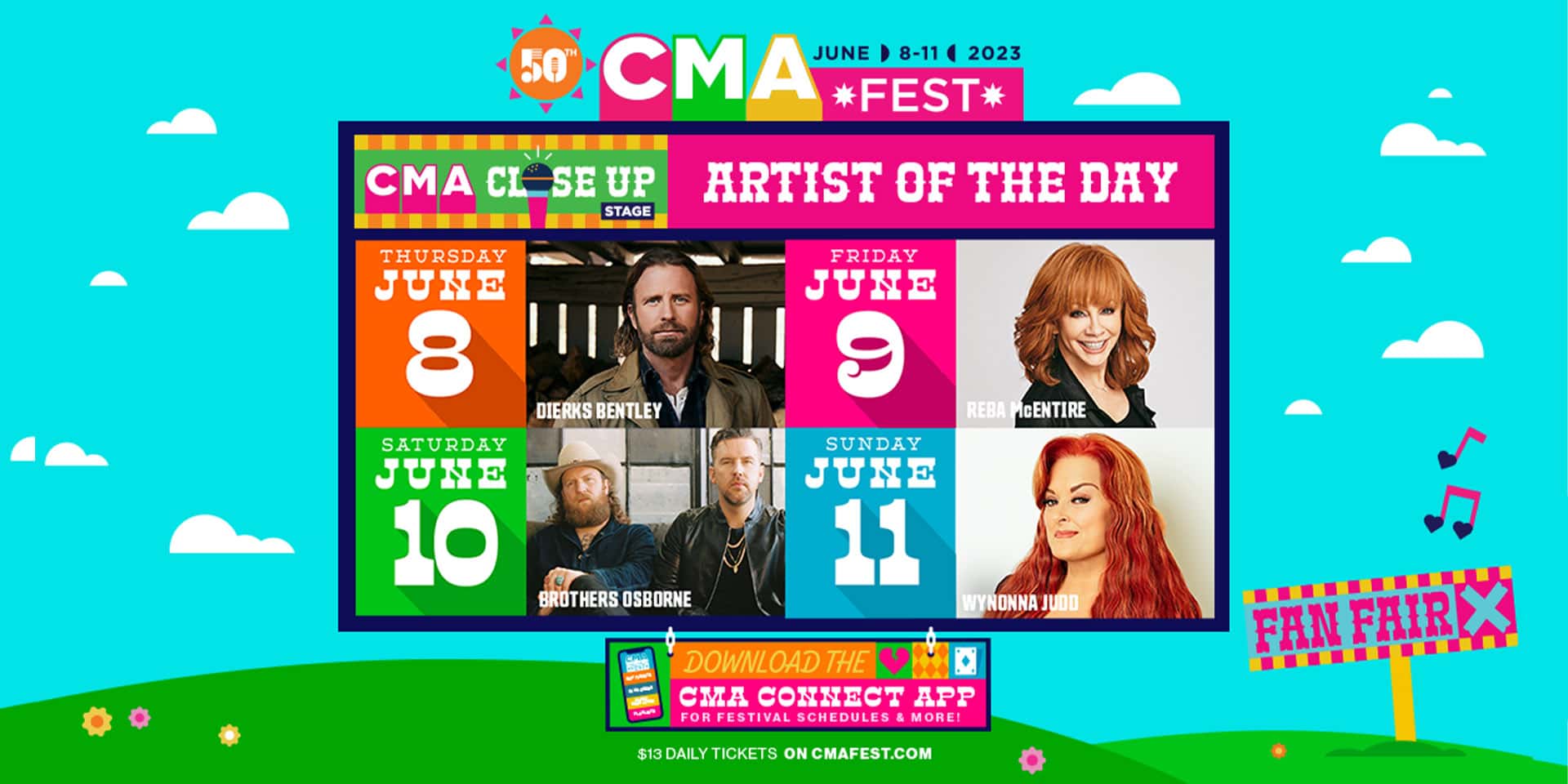 CMA Fest Lineup Announced