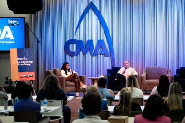 Charlie Morgan, Apple Music’s Head of Music Programming and CMA Board Chairman, speaks to CMA EDU students during the 10th CMA EDU Leadership Summit, a multi-day conference July 30-Aug. 1. Photo Credit: Drew Noble/CMA 