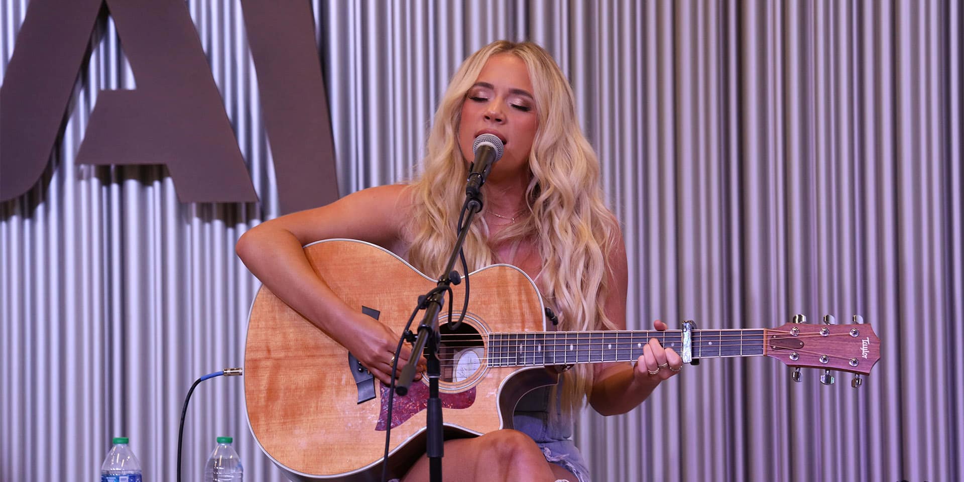 CMA Hosts Megan Moroney For A Performance At Its Nashville HQ CMA Member